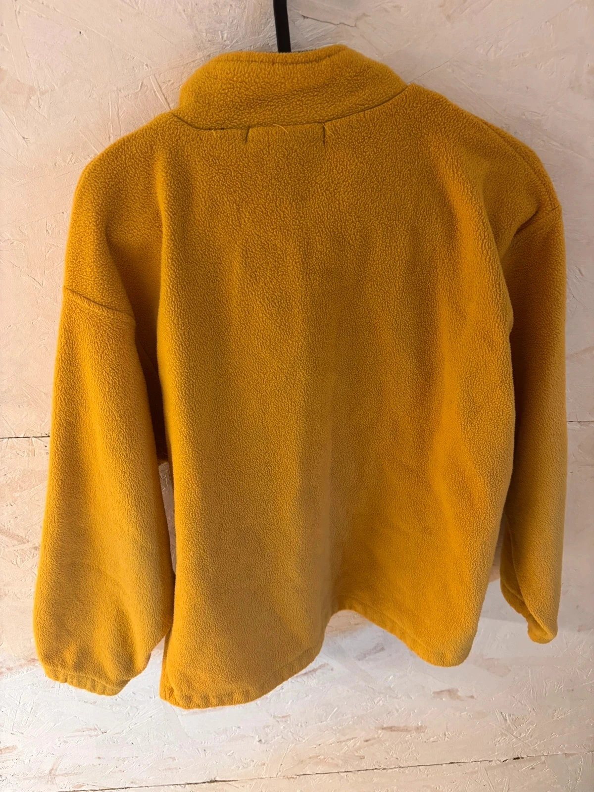 Sweat polaire vintage y2k jaune moutarde à demi-zip – Blue Studio – 16 ans / S – photo 10